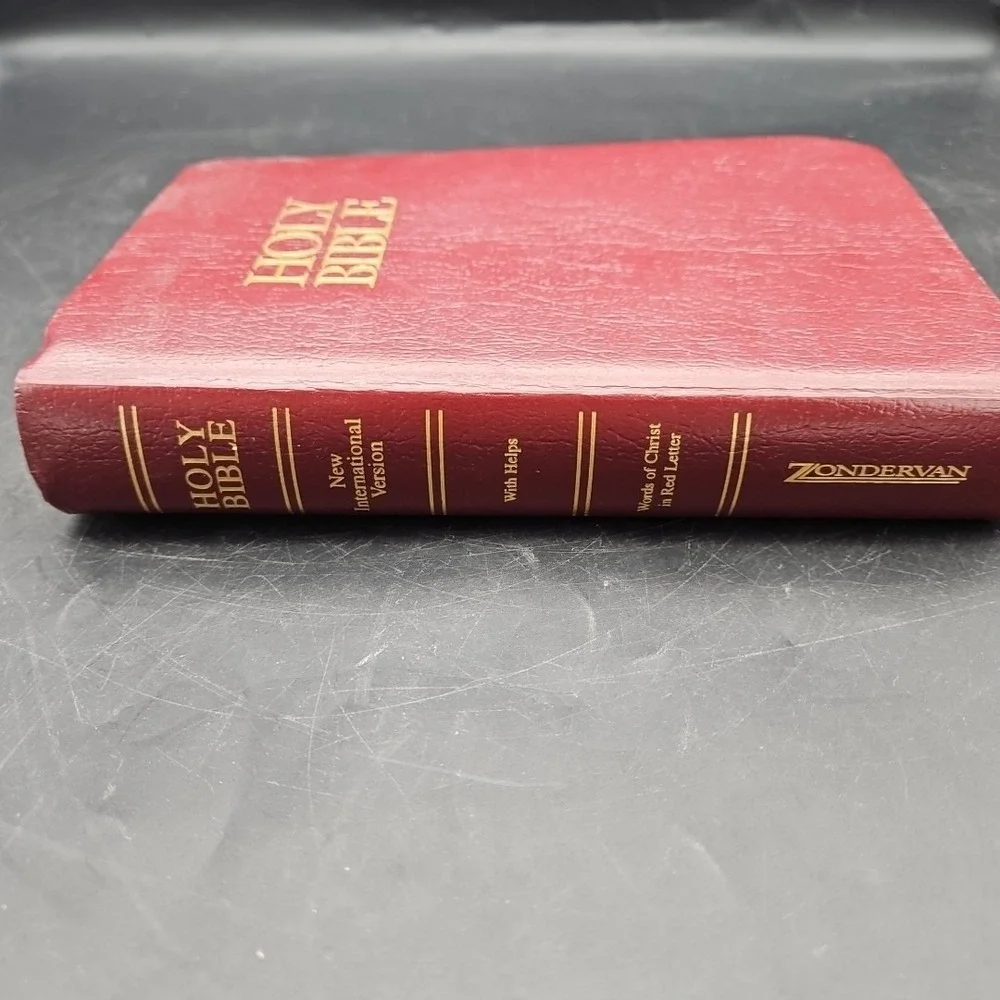 Holy‎ Bible New International Version With Helps Red Letter Zondervan 2001 VTG